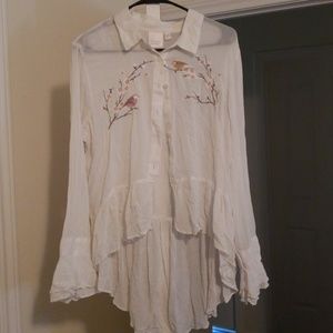 Lauren Conrad Button Down Blouse